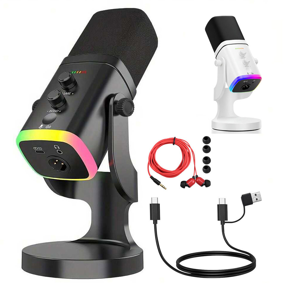 USB/XLR Dynamic Microphone for - Gaming Headset Rgb review and price