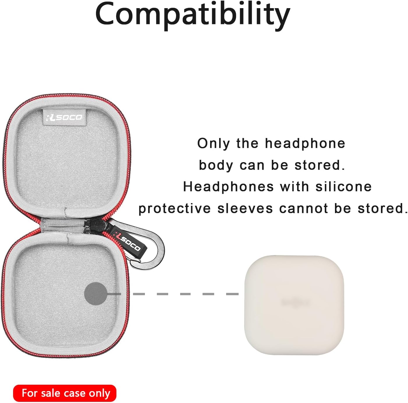 RLSOCO Hard Case for SHOKZ NEW - Headphone Case Hard review and price