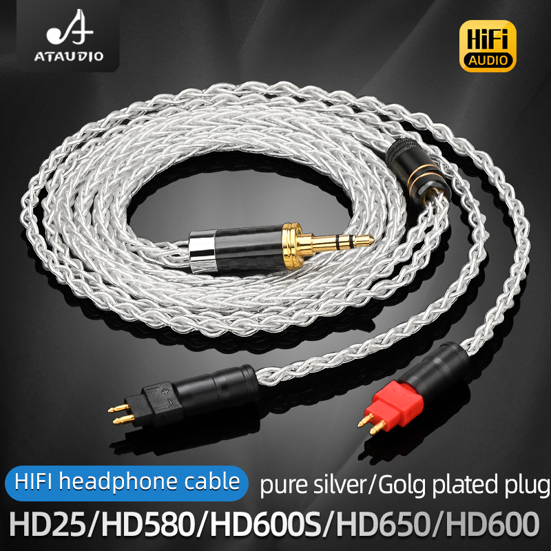 ATAUDIO HiFi Pure Silver 2.5mm - Sennheiser Headphone Hd 25 review and price