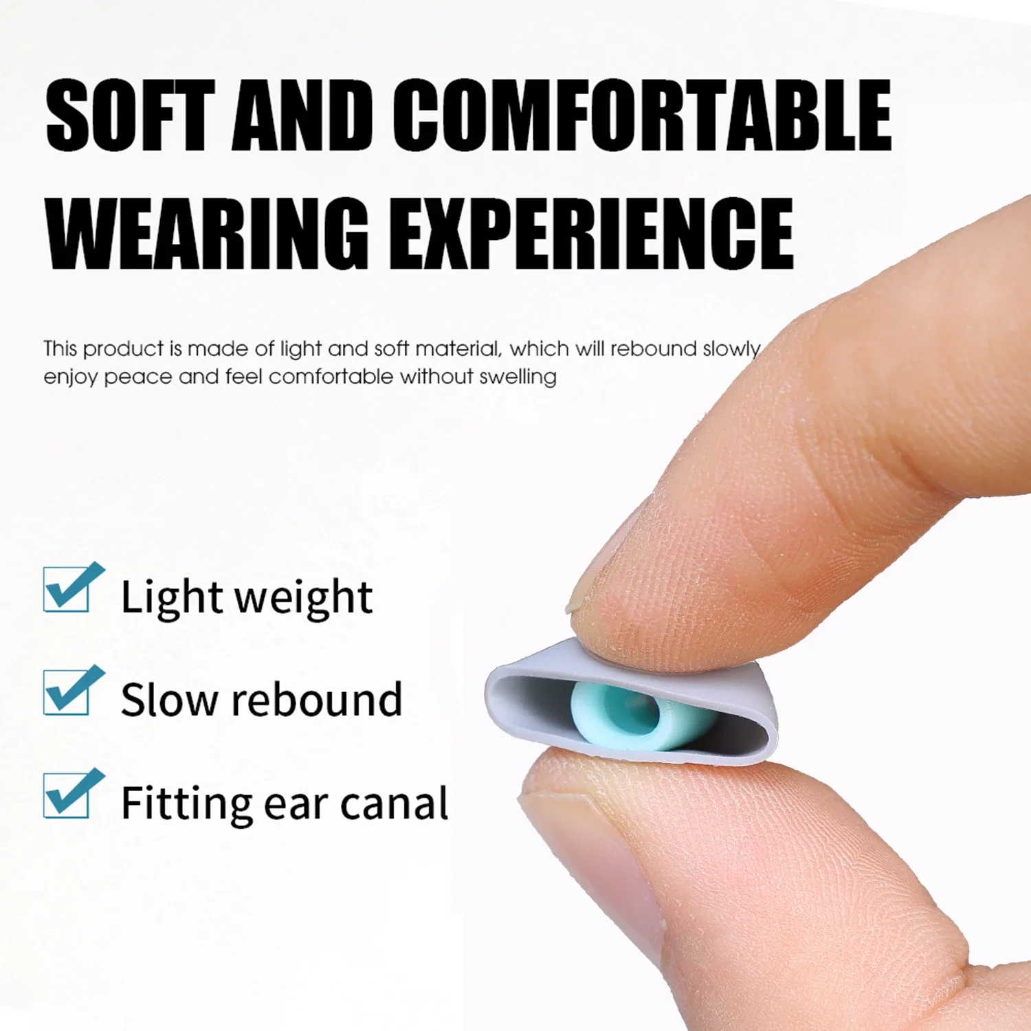 Noise Cancelling Earbuds Soft  - Silicone Ear Tip Replacement review and price