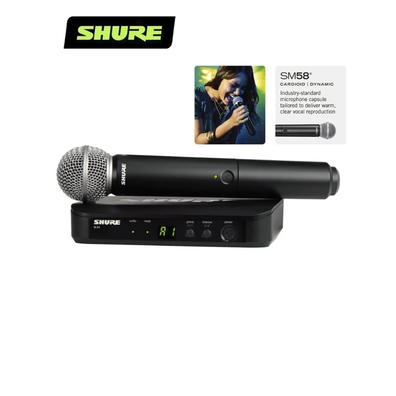 Shure BLX24 Wireless System Mi - Shure Mic Mv7 review and price